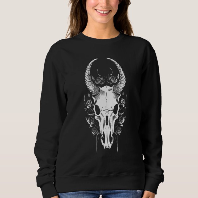 Moletom Death Metal Satanism Pagan Occult Goth Satanic Ani (Frente)