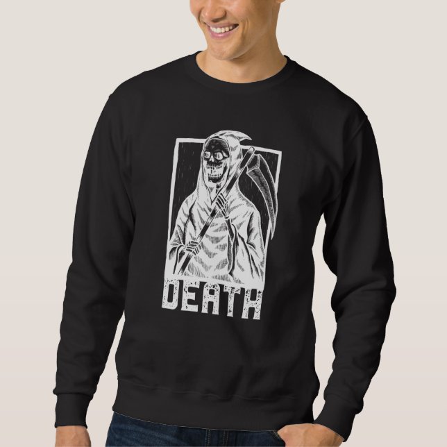 Moletom Death Reaper Scythe Man Satan (Frente)