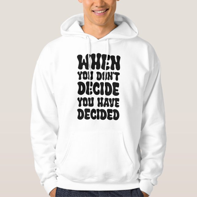 Moletom Decisions Define Direction Quote Design (Frente)
