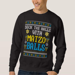 Moletom Deck Matzo Balls Hanukkah Channukah