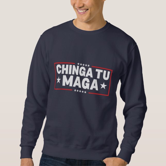 Moletom Declaração Chinga Tu MAGA (Frente)