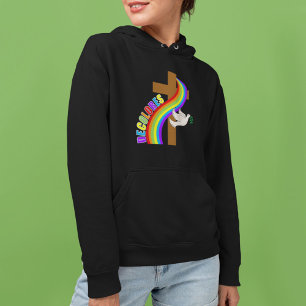 Moletom DeColores Cursillo Arco-íris Com CruzPomba da Paz