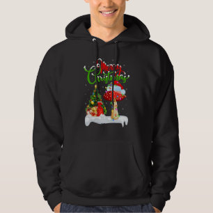 Moletom Decorações de Natal de Cogumelo Santa Cogumelo Nat
