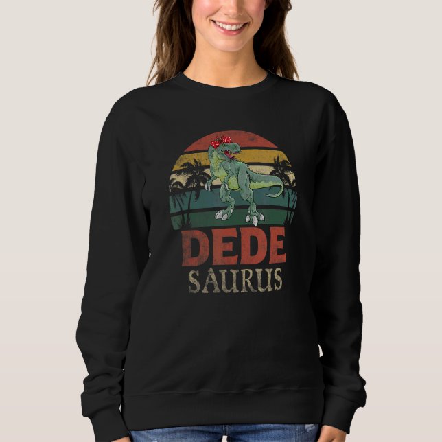 Moletom Dedesaurus Rex Dinosaur Dede Saurus Family Matchi (Frente)