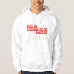 Moletom Dee Dee Warwick Coral Red Hoodie