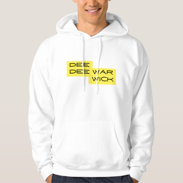 Moletom Dee Dee Warwick Hoodie Amarelo (Frente)