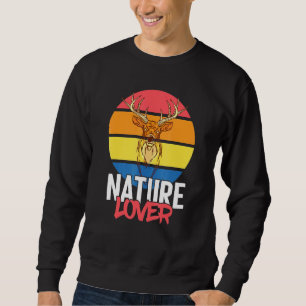 Moletom Deer Antlers Forest Animal Nature