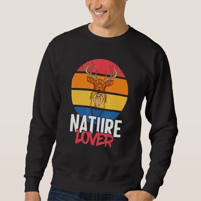 Moletom Deer Antlers Forest Animal Nature (Frente)