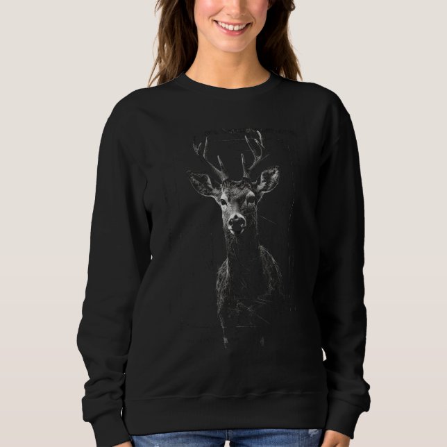 Moletom Deer artwork motif  animal deer 3 (Frente)