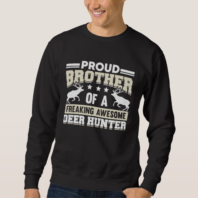 Moletom Deer Hunter Hunting Season Huntsman Brother (Frente)