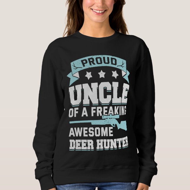Moletom Deer Hunter Hunting Season Huntsman Uncle (Frente)