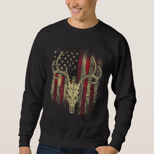 Moletom Deer Hunters Deer Skull (Frente)