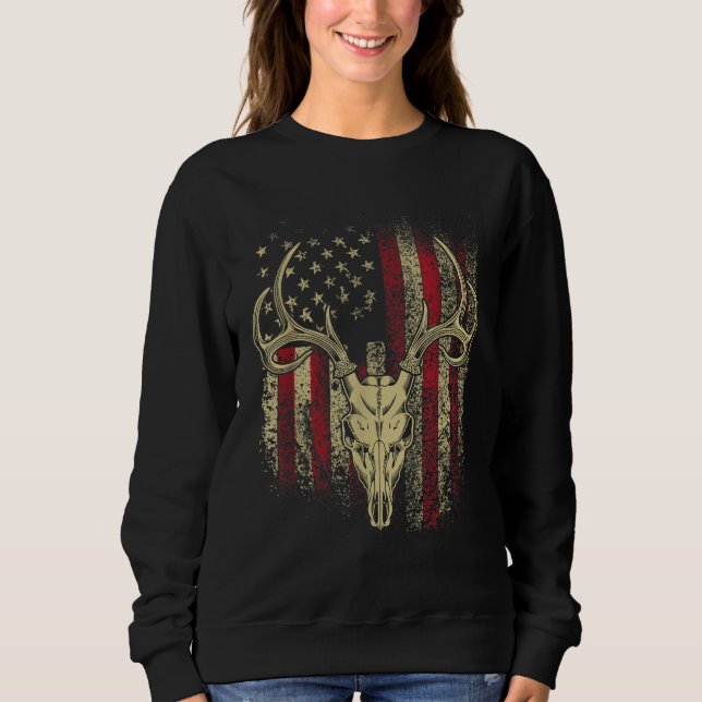 Moletom Deer Hunters Deer Skull (Frente)