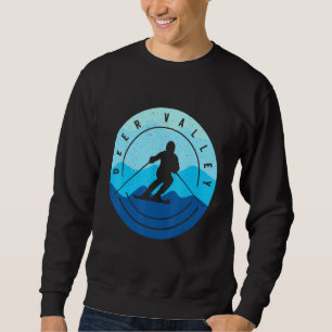 Moletom Deer Valley Ski Skiboard Skier Winter Snow