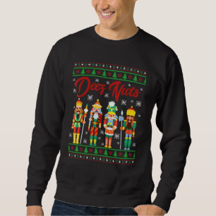Moletom Deez Loucos Nutcracker Ugly Christmas Sweater Meme