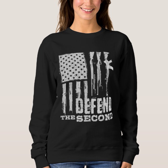 Moletom Defend The 2nd Amendment Pro Gun Apparel (Frente)