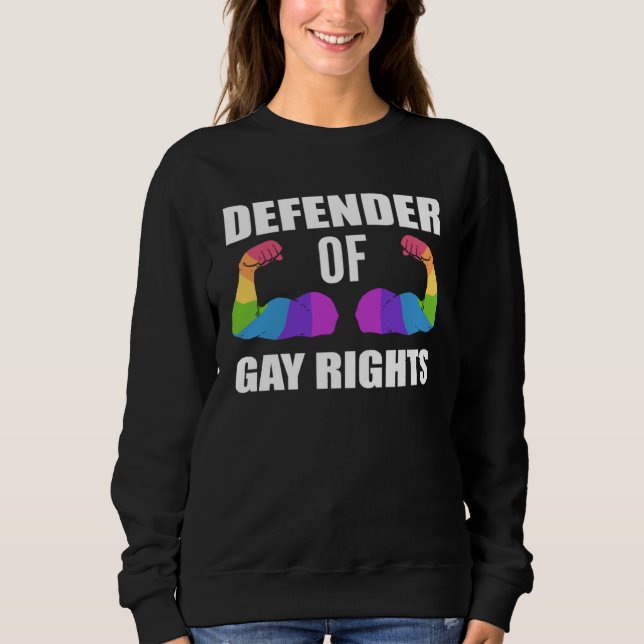 Moletom Defender Gay Rights Equal Rights Activist (Frente)
