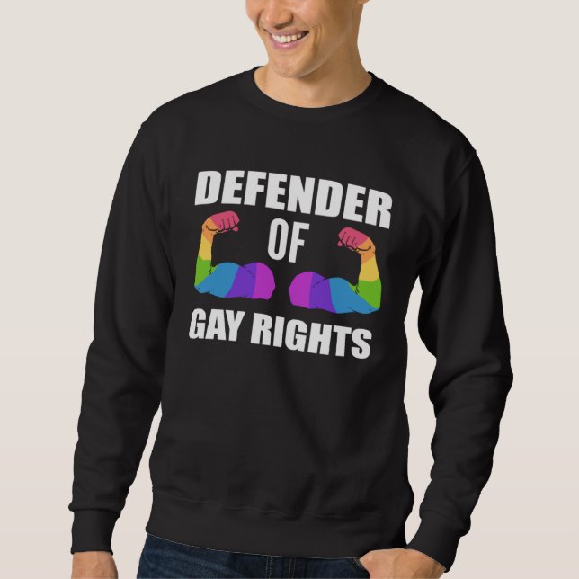 Moletom Defender Gay Rights Equal Rights Activist (Frente)