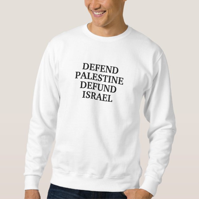 Moletom Defender Palestina Destituir Israel - Anti-Israel (Frente)