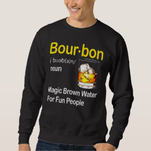 Moletom Definição De Bourbon Água Marrom Mágica Para Pesso