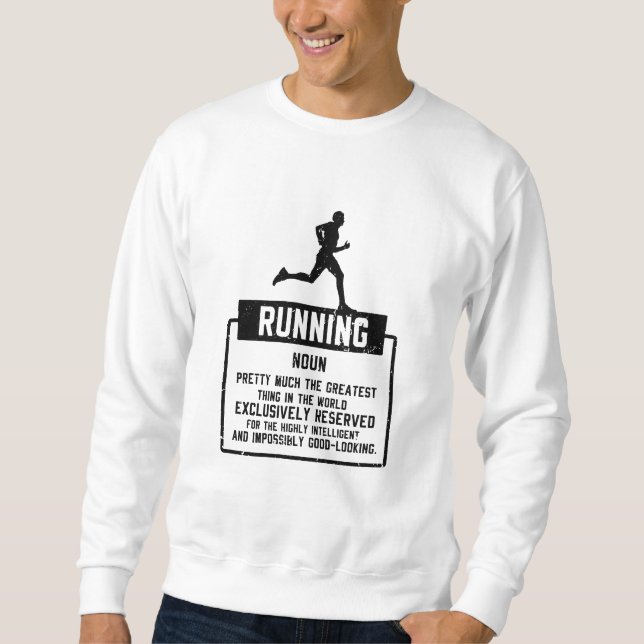 Moletom Definição de corrida (Frente)