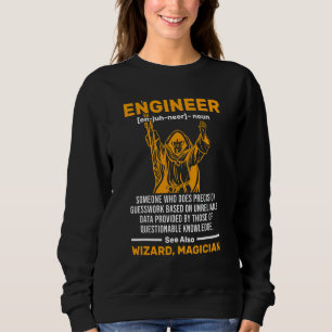 Moletom Definição de Engenheiro Mágico Engenharia Civil Me
