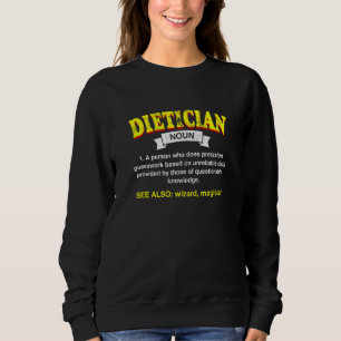 Moletom Definição de Nutricionista Humor Nutrição Nutricio