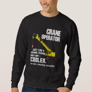 Moletom Definição de Operador de Crane