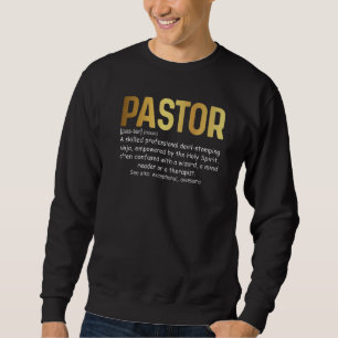 Moletom Definição de Pastor Mensal Cristão Católico Paroqu