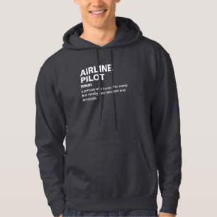 Moletom Definição de piloto de linha aérea - Hoodie de tri