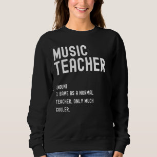 Moletom Definição De Professor De Música Primeiro Dia Da E