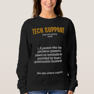 Moletom Definição de Suporte Técnico IT Técnico Associado