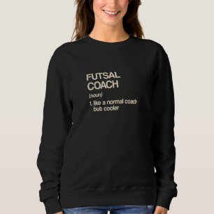 Moletom Definição de Treinador de Futsal Humor de Futebol 