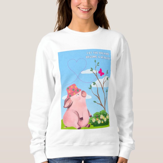 Moletom deixa a citação do sonho (Frente)