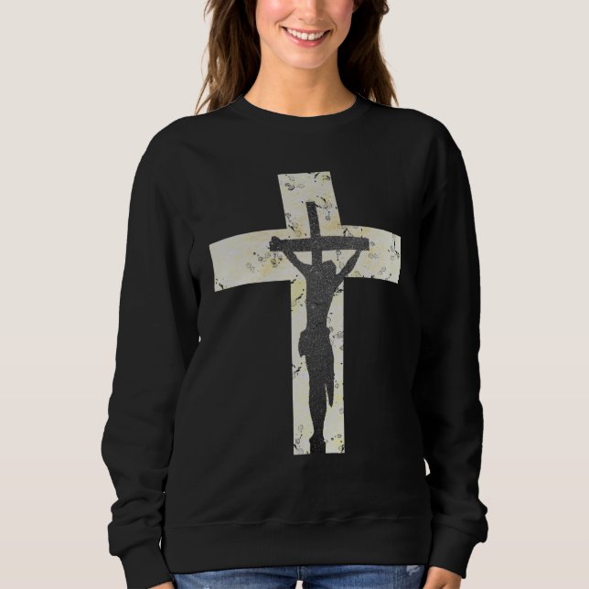 Moletom Deixe-me contar sobre meu Jesus Fé Cristã Cro (Frente)