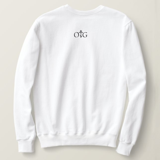 Moletom Deixe Minha Oração Levantar O Censor (Verso do Design)