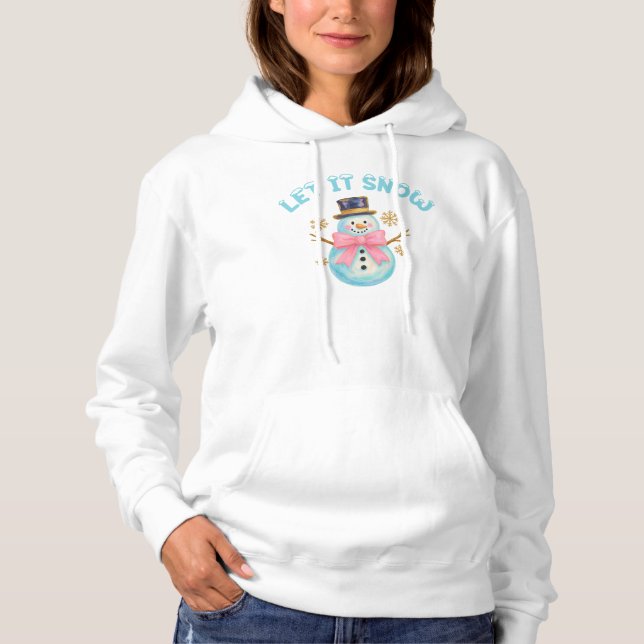 Moletom Deixe Nevar Boneco de Neve (Frente)