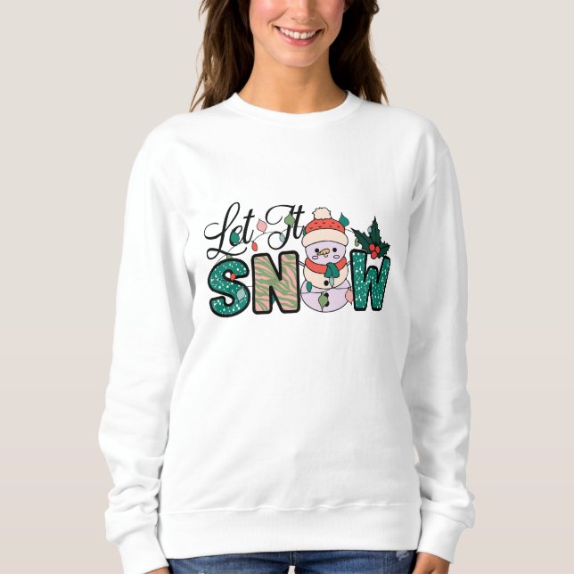 Moletom Deixe nevar o natal (Frente)