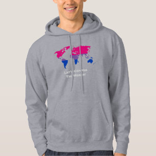 Moletom Deixe-nos mudar a camisola do mundo
