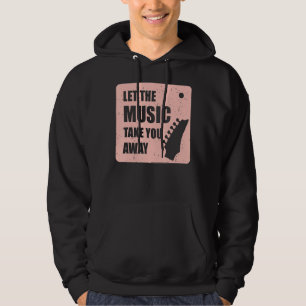 Moletom Deixe O Motif Da Música, A Música Vintage Motif Ho