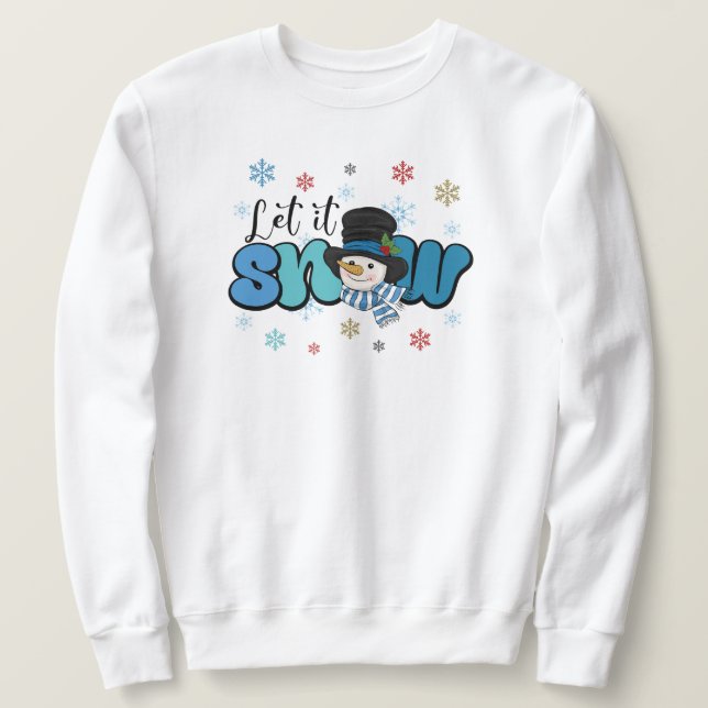 Moletom Deixe-o nevar (Frente do Design)