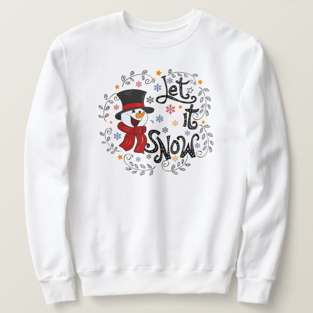 Moletom Deixe-o nevar (Frente do Design)