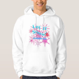 Moletom Deixe-O Neve! Neve Rosa