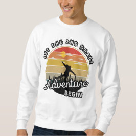 Moletom Deixe que a Aventura do segundo comece de volta à 