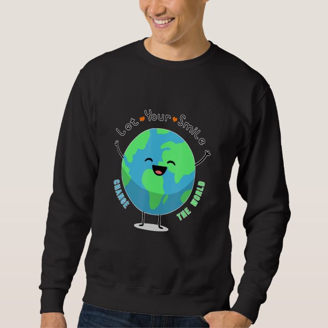 Moletom Deixe Seu Sorriso Mudar O Mundo (Frente)