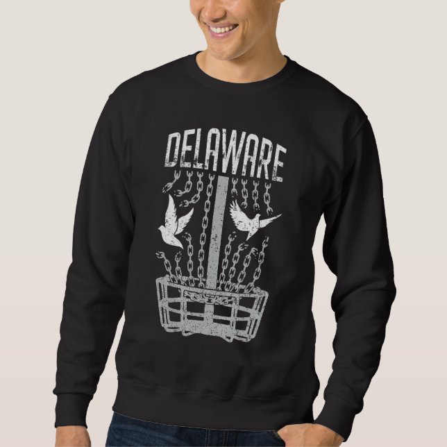 Moletom Delaware Jogador de Golfe do Disco Quebrando Cadei (Frente)