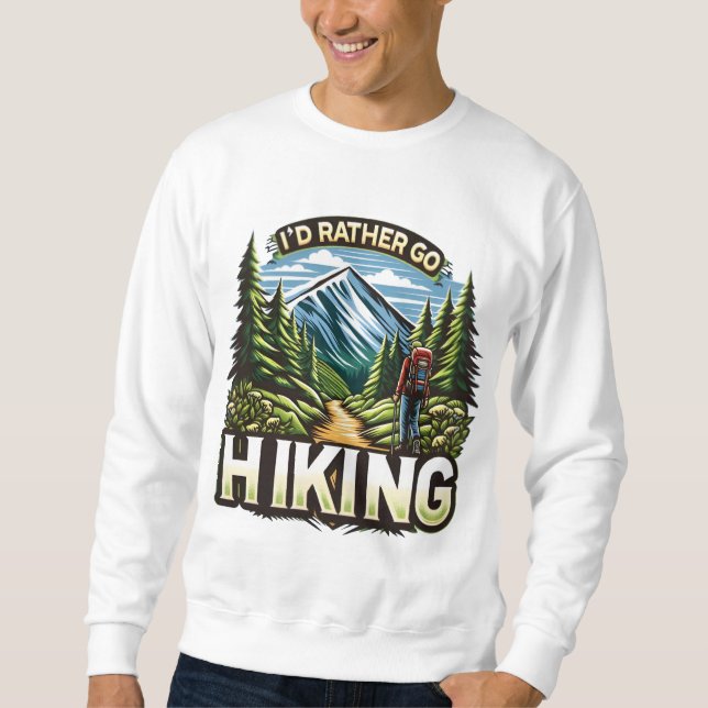 Moletom Delícia do Trailblazer - Aventura de Caminho de Mo (Frente)