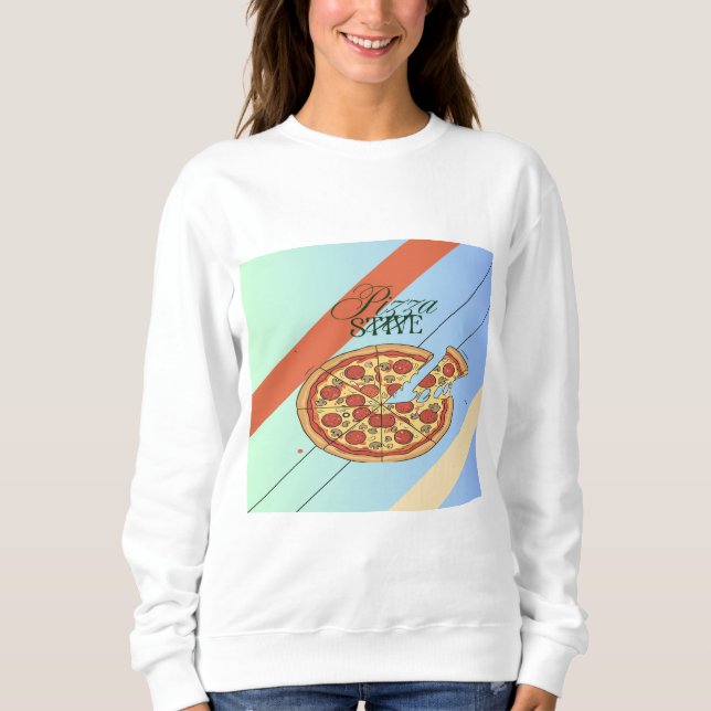 Moletom Delicious Pizza Lovers T-Shirt – Fun Italian Food  (Frente)