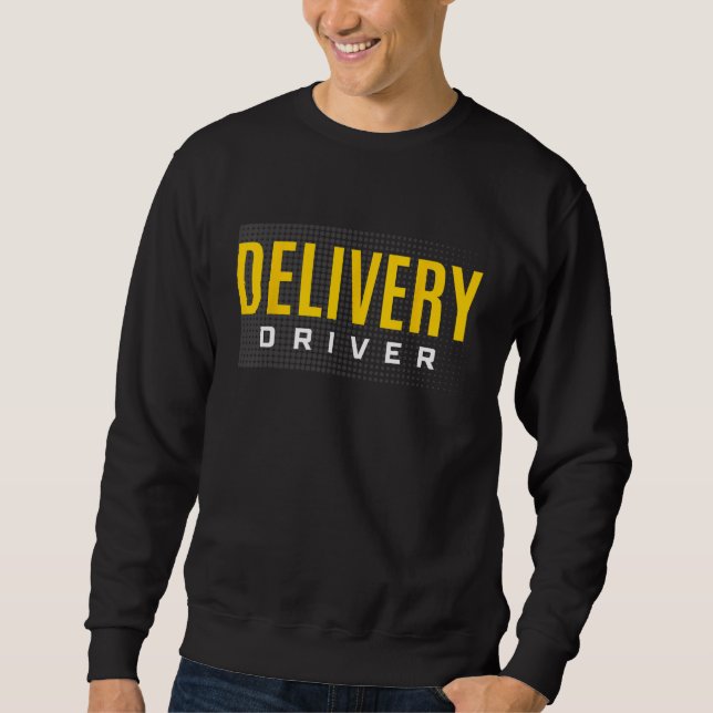 Moletom Delivery Driver Food Delivery Courier Driver Job C (Frente)