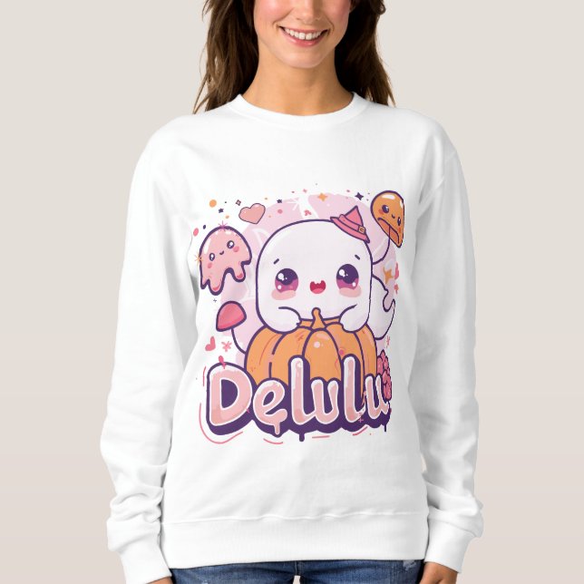Moletom Delulu | ExDesigner | Dia das Bruxas (Frente)
